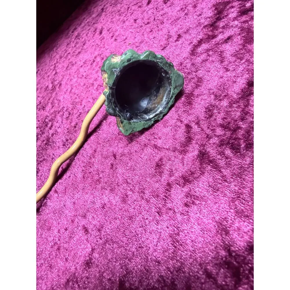 Vintage Home Decor Resin Candle Snuffer – Figural Corn Cob Kitsch Design